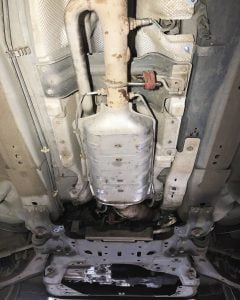 Discovery Soprt DPF Underneath